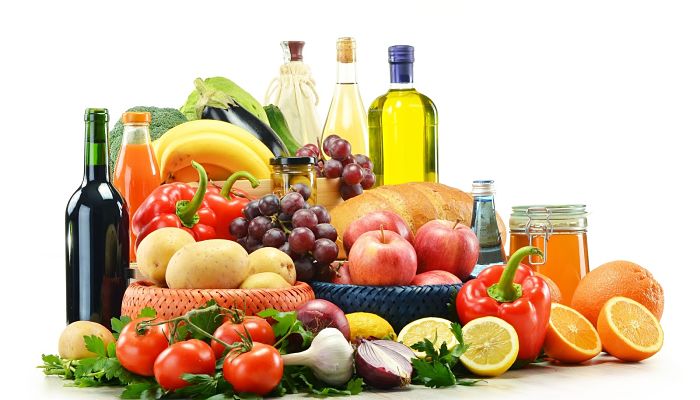  frutas, verduras, granos, proteínas y aceites ,excelentes para la dieta de 2000 calorías 