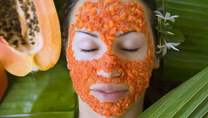 Papaya hidrata la piel