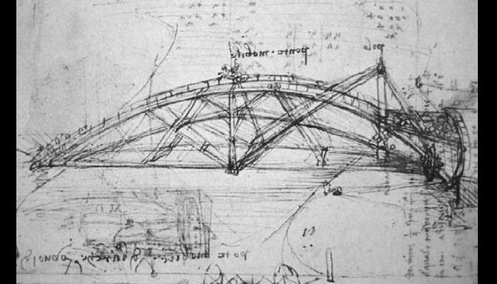 Diseños de Puentes de Leonardo Da Vinci
