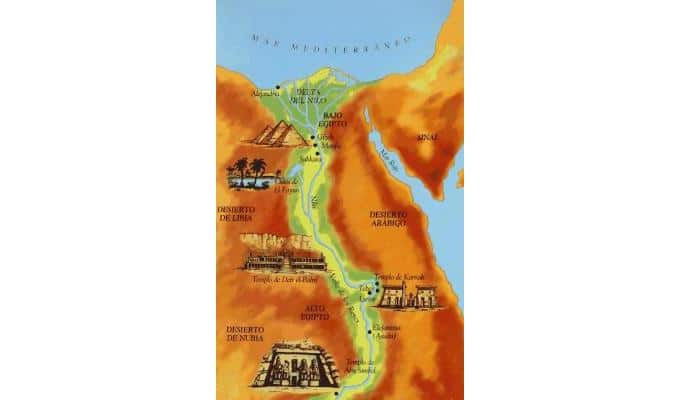 Ubicación Geográfica del Antiguo Egipcio