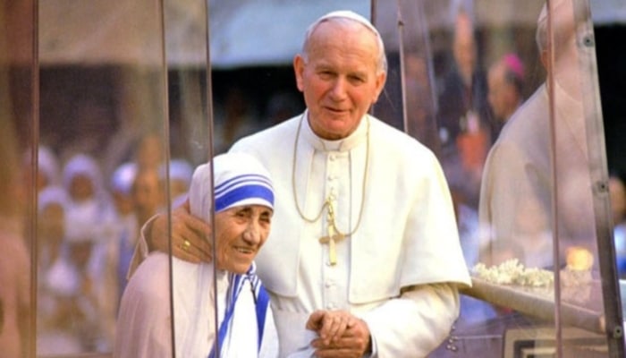 Juan pablo y la madre Teresa