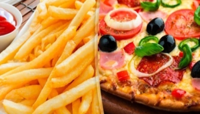 papas y pizza en la dieta por puntos