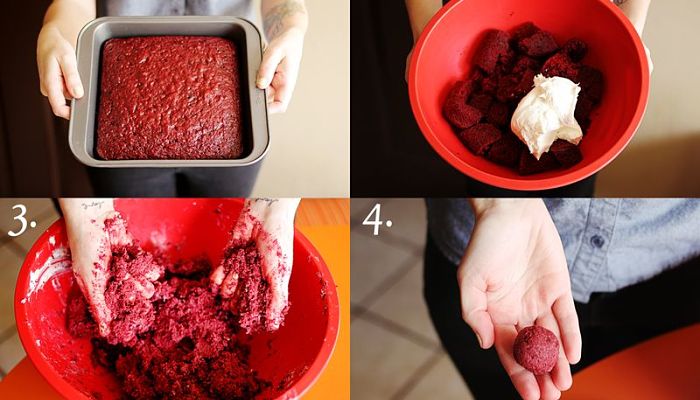 pasos para preparar cake pops