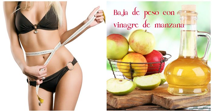Vinagre de manzana para bajar de peso