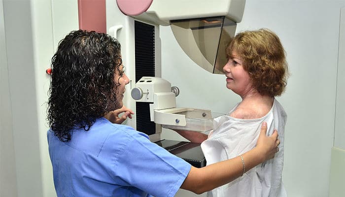 Evaluación para el cáncer de pecho cáncer mamario