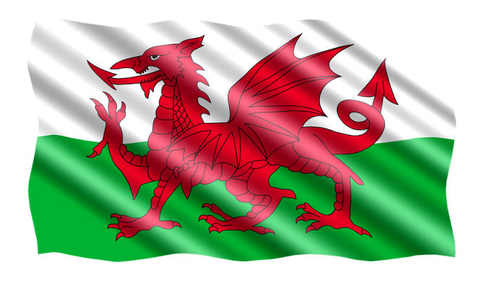 Bandera de Gales
